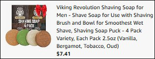 Shaving Soap Final Price