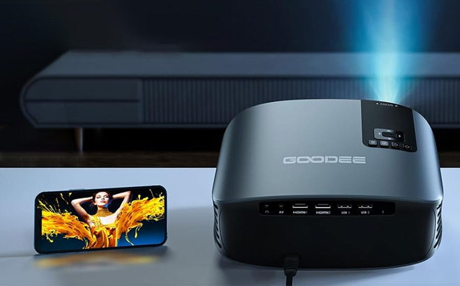 GoDee Plus 4K Supported WiFi Projector