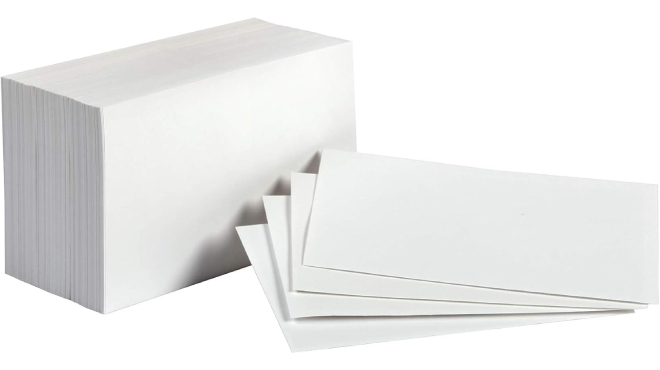 Amazon Basics 3x5 Blank Index Cards