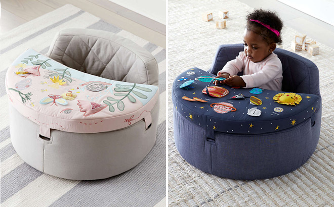 Floral Garden Baby Activity Chair and Deep Space Baby Activity Chair