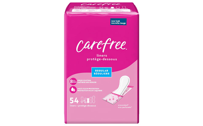 Carefree Panty Liners 54 Count