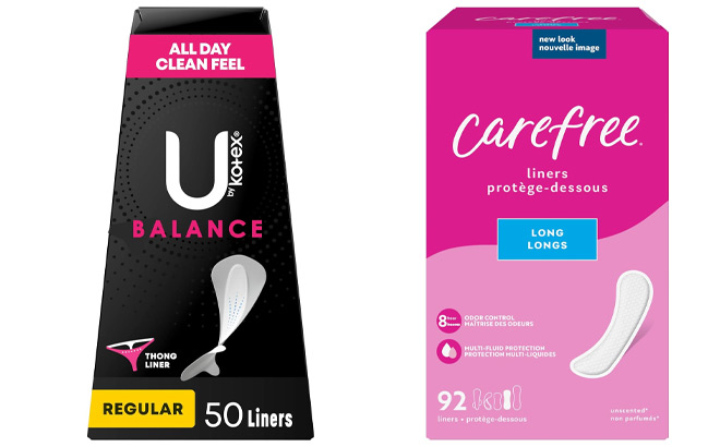 U by Kotex Balance Daily Panty Liners