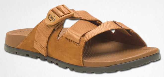 Chaco Womens Lowdown Leather Slides