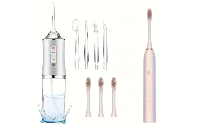 Electric Water Flosser Sonic Electric Toothbrush Combo