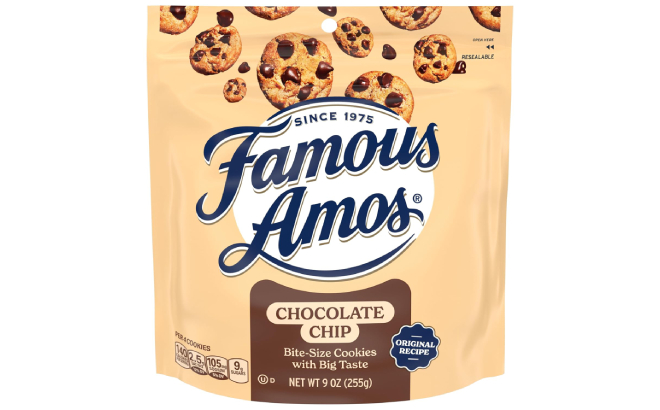 Famous Amos Classic Chocolate Chip Cookies 9 ounce Bag