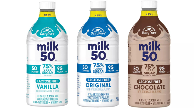 DairyPure 48 Ounce Milk 50 Bottles