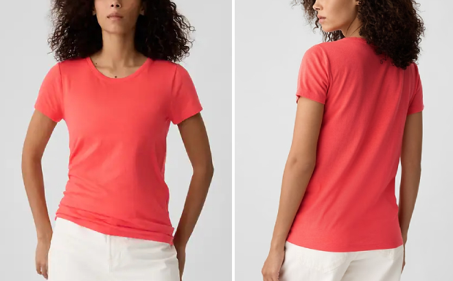 GAP Womens Favorite Crewneck T Shirt