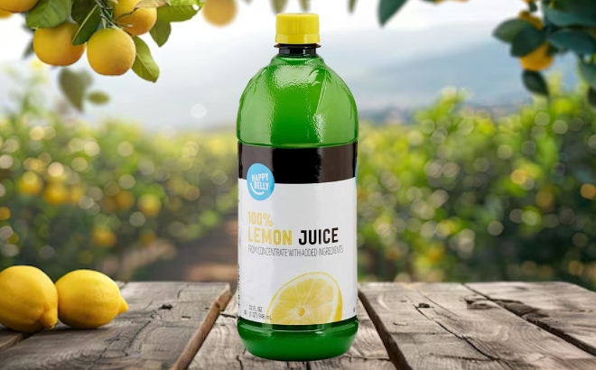 Amazon Brand Happy Belly 100 Lemon Juice