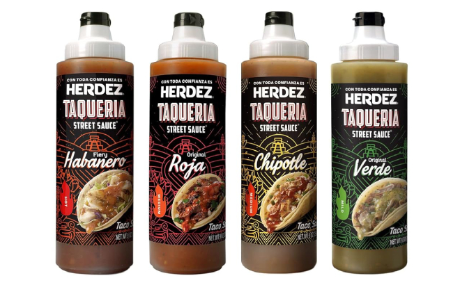 Herdez Taqueria Street Sauce 4 Count Variety Pack