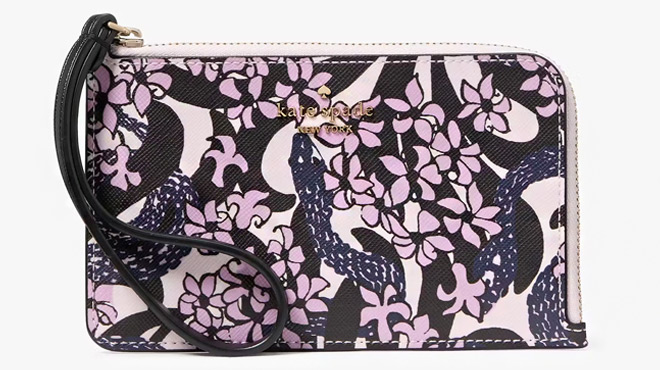 Kate Spade Snake Garden Small L Zip Wallet