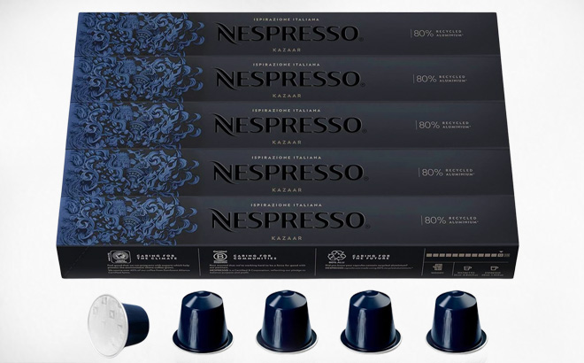 Nespresso Kazaar Dark Roast Capsules