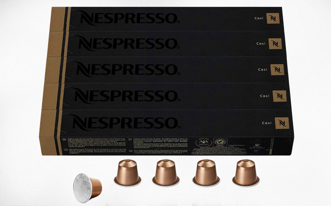 Nespresso Cosi Mild Roast Espresso Capsules