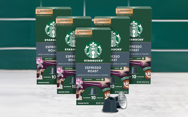 Starbucks by Nespresso Coffee 50-Pods $19 Shipped at Amazon