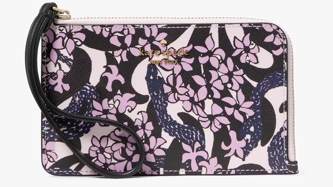 Kate Spade Snake Garden Small L Zip Wallet