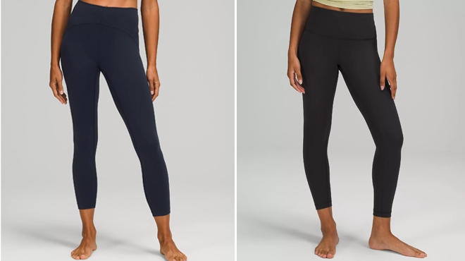 Lululemon InStill High Rise Tight 25 Inch Leggings and Lululemon Wunder Under High Rise Tight 25 Inch Luxtreme Leggings