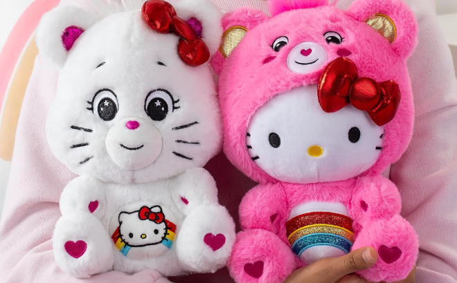 Hello Kitty x Care Bears Cheer Bear and Plush