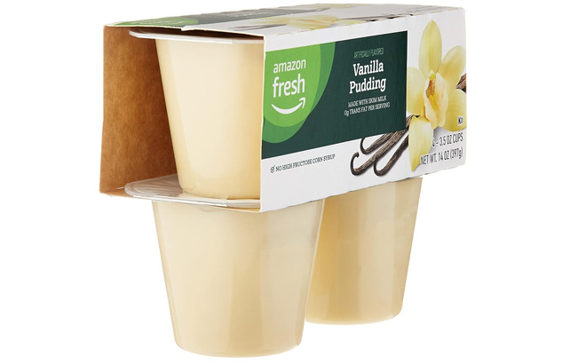 Amazon Fresh Vanilla Pudding Cups