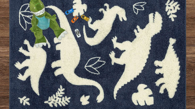 The Big One Kids Washable Dinosaur Rug