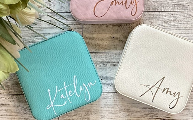 Personalized Jewelry Boxes